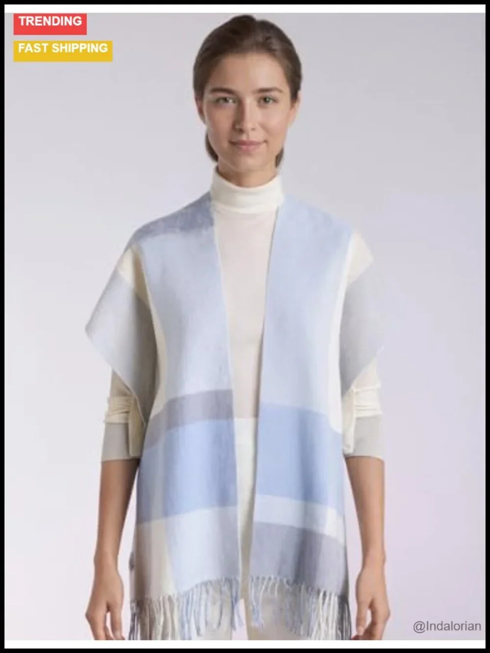 100% Merino Wool Scarf Shawl Wrap for Women Luxurious Soft Lightweight Winter